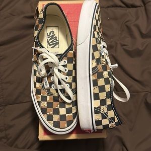 Authentic Checkerboard Camouflage Vans